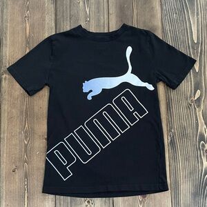 🌟Host Pick🌟Boy’s Black Puma Short Sleeve Shirt